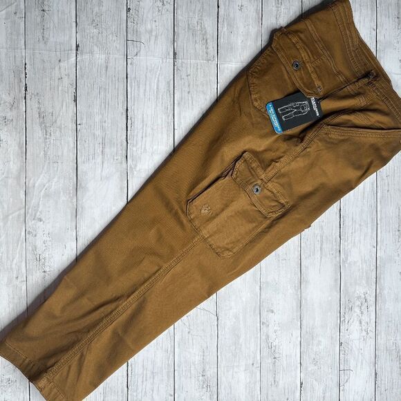NWT Kuhl Kultivatr Cargo crop pants 12 Reg Tuscan Sun - Picture 2 of 8